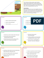 Blooms Taxonomy Early Level Reading Challenge Cards Non Fiction
