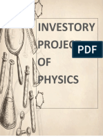 Investory Project OF Physics