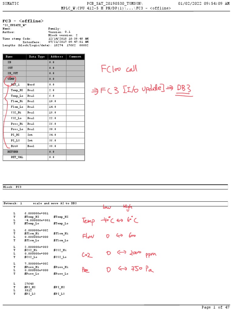 FC3 - : Name Data Type Address Comment | PDF | Software | Computing