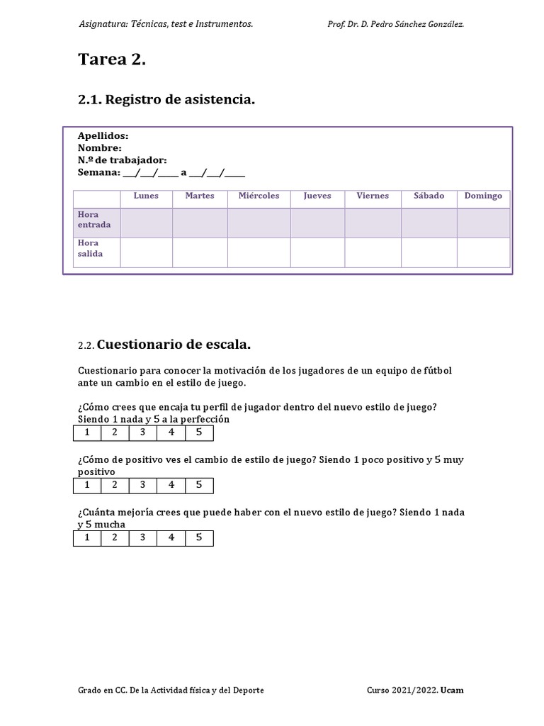 Tarea 2. Plantilla - Instrumentos - y - Ruffier - Dickson | PDF