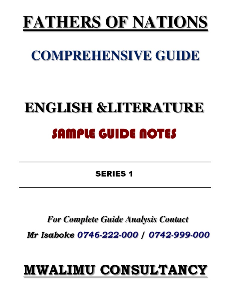 Fathers of Nations Guide Sample-1 | PDF | Zimbabwe