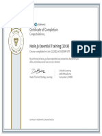 CertificateOfCompletion_Node.js Essential Training 2019