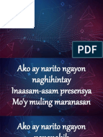 Sabik Sa Presensya Mo - Salamat Salamat - Wala Kang Katulad