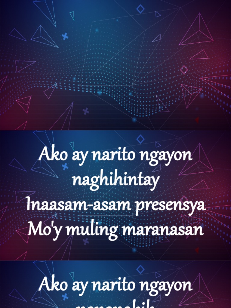 Sabik Sa Presensya Mo Salamat Salamat Wala Kang Katulad Pdf