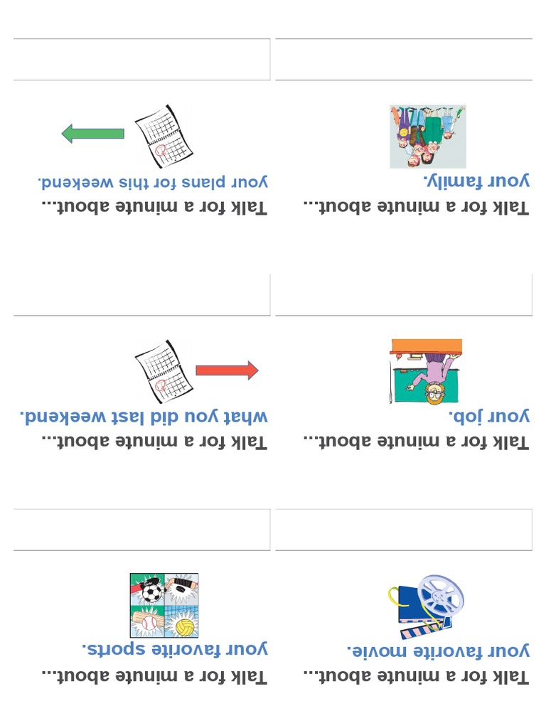 One-Minute Speaking Topics Guide | PDF