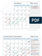 Academic & Activity Calendar - 2023-24