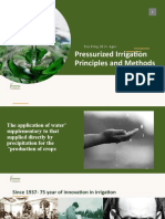 Pressurized Irrigation Principle