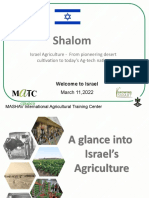 Israel Agriculture - From Pioneering Desert Cultivation To Today's Ag-Tech Nation