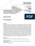 第二周作业 参考例子 Zacher Rudolph 2021 Researching Employee Experiences and Behavior in Times of Crisis Theoretical and Methodological