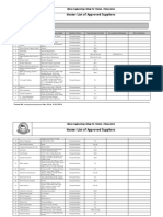 IECW - List of Approved Suppliers