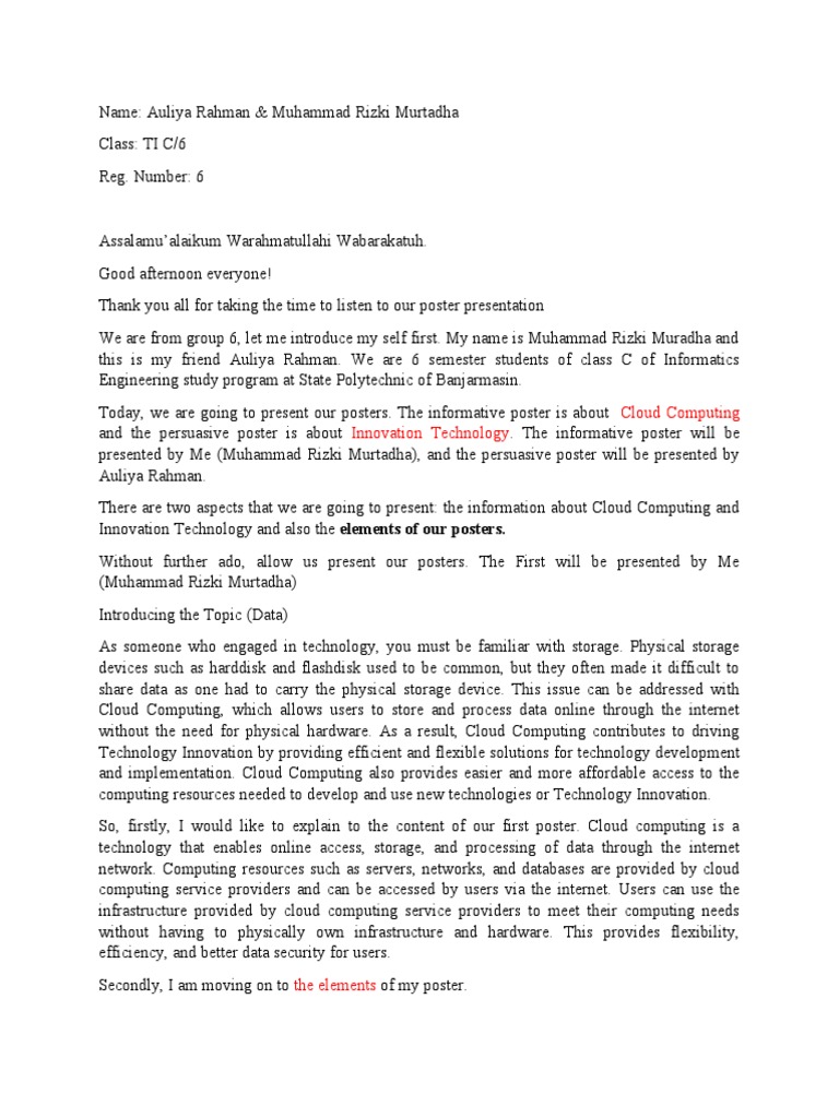 Digital poster script group 6 pdf cloud computing innovation