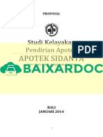 Proposal Studi Kelayakan Apotek