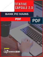Quantitative Aptitude Capsule 2.O For Bank PO Mains PDF