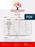 Report Card Template