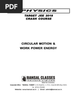 Circular Motion - Work Power Energy - CC - WA