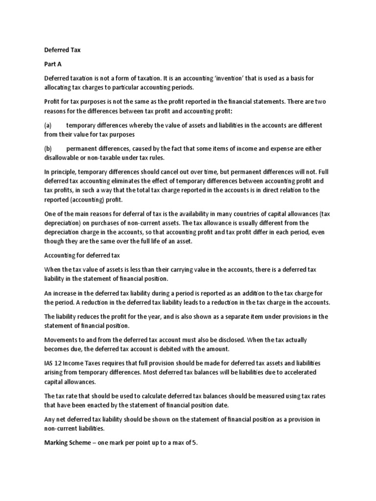 Deferred Tax and Capital Allowances | PDF | Deferred Tax | Depreciation