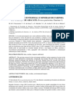 Composição Centesimal E Minerais de Farinha DO CAROÇO DE ABACATE (Persea Gratissima, Gaertner F.)