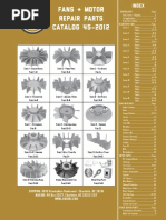 Fans Amp Motor Index Repair Parts Catalog