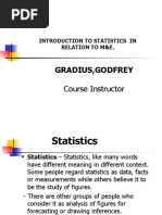 TOPIC 1 - Introduction To Statistics in Relation To