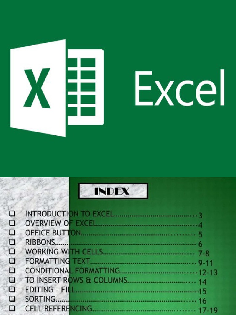 MS Excel | PDF