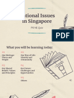 P6 SG NEQuiz - National Issues in Singapore
