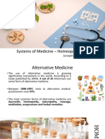 Systems of Medicine - Homeopathy (Part II)