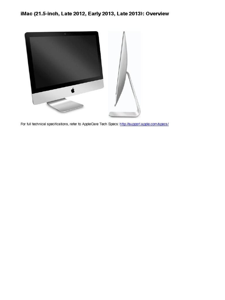 iMac 21.5