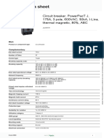 PowerPact J-Frame Moulded Case Circuit Breakers - JLA36175