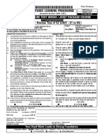 Allen Jee Mains DLP Nurture Test 7 Question Paper 27-09-2020