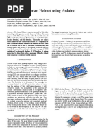 Smart Helmet Using Arduino