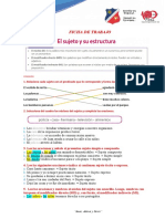 FICHA Sujeto y Su Estructura