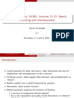 Lectures 11-13 - Search, Matching and Unemployment - 2