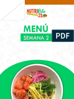 Menu Segunda Semana Mujeres