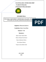 Informe Final Programa de Talleres - Inclusiva