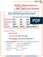 A2 Folge 36 - 37 Relativsätze im Nominativ, Akkusativ, Dativ, Genitiv الجمل الموصولة