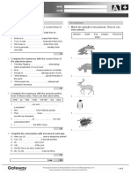 A1 UNIT 9 Test Higher