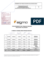 Procedimiento de Trabajo Seguro Aislacion Bloqueo Custodia y Desbloqueo" A13m429-I1-Sigma2-00000-Prose06-0000-001