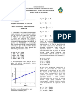 Prova 2° Chamada - Professor Maxwell