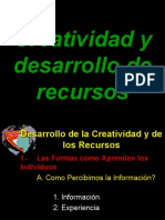 Creatividad y Desarrollo de Recursos