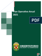 Plan Operativo Anual ODC 2021