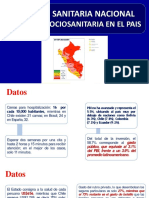 Realidad Sanitaria Nacional: Situación Sociosanitaria en El Pais