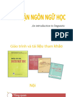 CHƯƠNG 1 - DẪN LUẬN NGÔN NGỮ