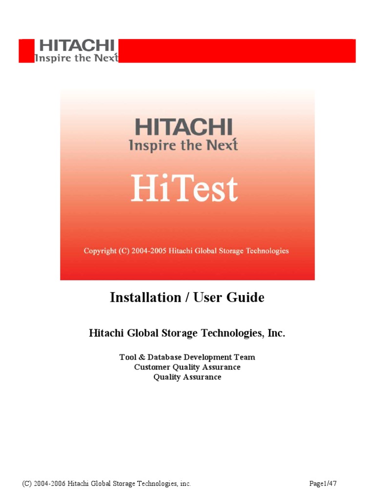 Hitest Standard Manual R1 | PDF | Barcode | Computer File