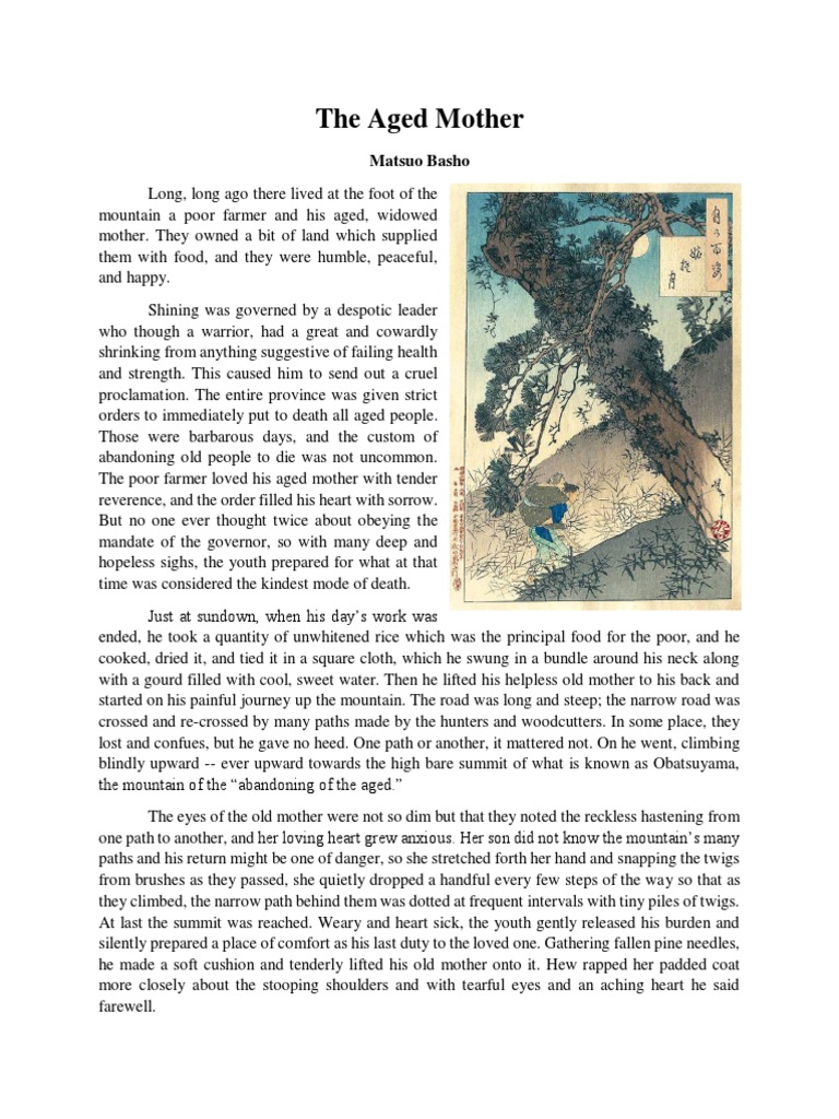 The Aged Mother Matsuo Basho PDF