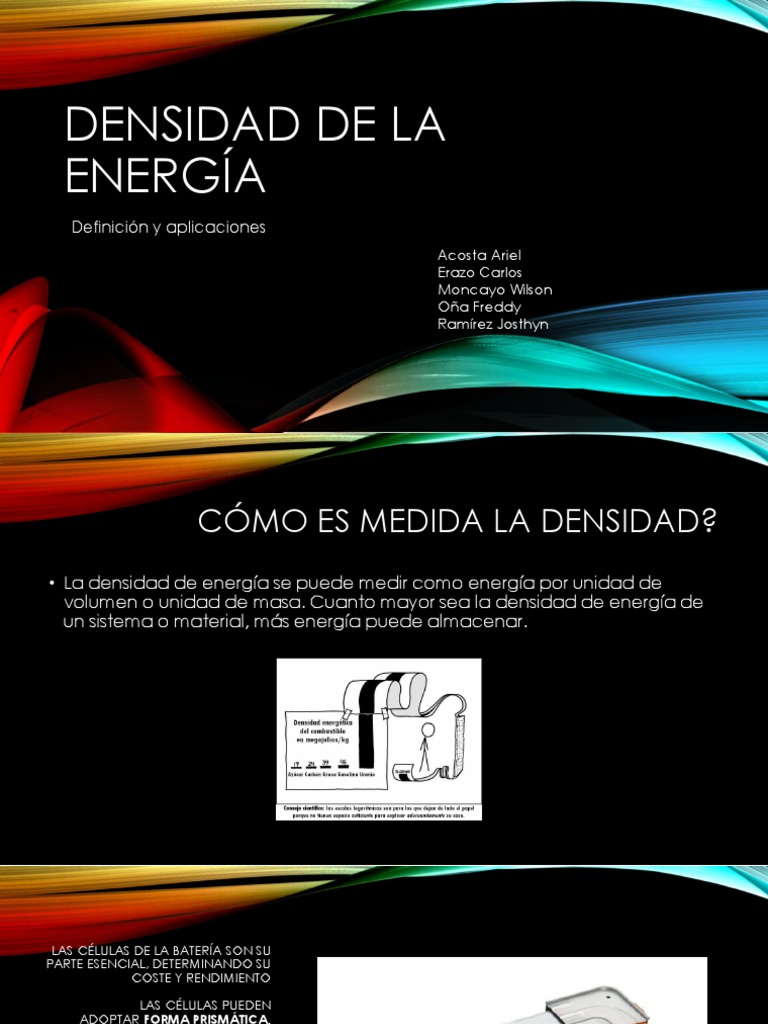 Densidad de Energía Merged PDF Densidad Cantidad