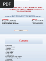 Modelling and Simulation of Photovoltaic (PV) System During Partial Shading Based On A Two-Diode Model