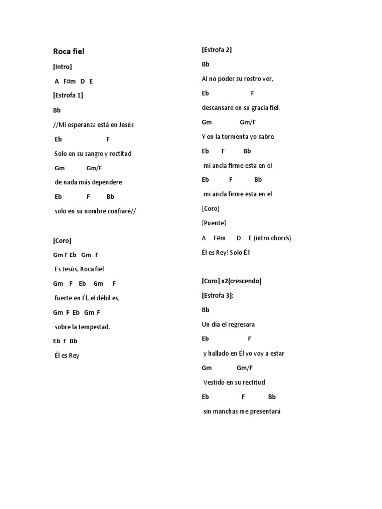 Letras y acordes de 