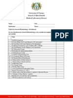 General Haematology Competency Guidelines