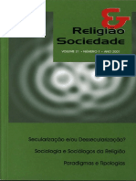 Religiao e Sociedade N21.01 2001