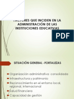 Factores Admón Educativa